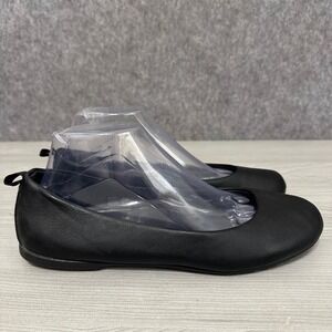 TredSafe Women Black Ballet Flats Slip Resistant Anti Fatigue Comfort Size 9.5